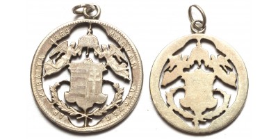 Ferenc József 1 forint 1869 patrióta medál